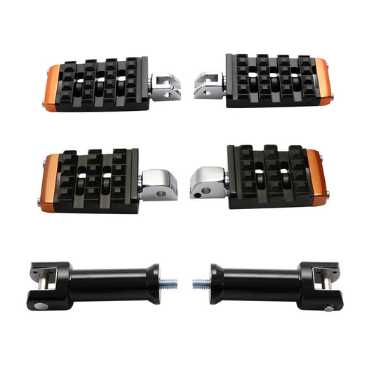 Rider Passenger Foot Pegs Bracket Fit For Harley Softail Fat Bob Low Rider 18-25