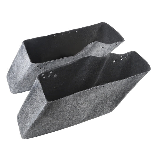 Drop-in Saddlebag Carpet Liners For Harley Touring Models Flht Fltr Flhr 94-13