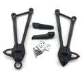 Fit For Kawasaki Ninja ZX10R 2008-2010 09 Rear Passenger Foot Peg Bracket Black
