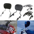 Detachable Backrest Sissy Bar Luggage Rack Fit For Harley Street Glide 2009-2025