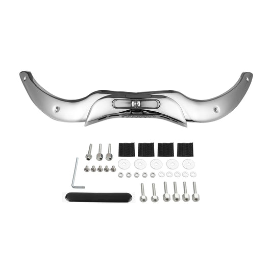Windshield Windscreen Trim Chrome Fit For 04-13 Harley Cvo Road Glide Ultra Fltr