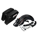 Hard Saddlebags Speaker Lid & Rear Fender Fit For Harley Electra Glide 2009-2013