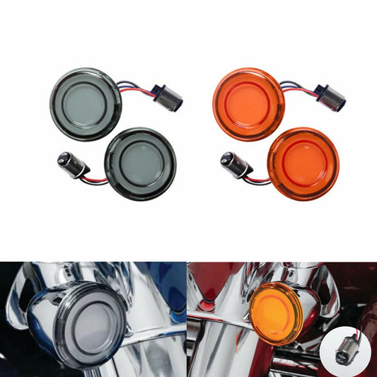 Motorcycle 1157 LED Front Turn Signal Conversions For Harley Sportster XL 02-21