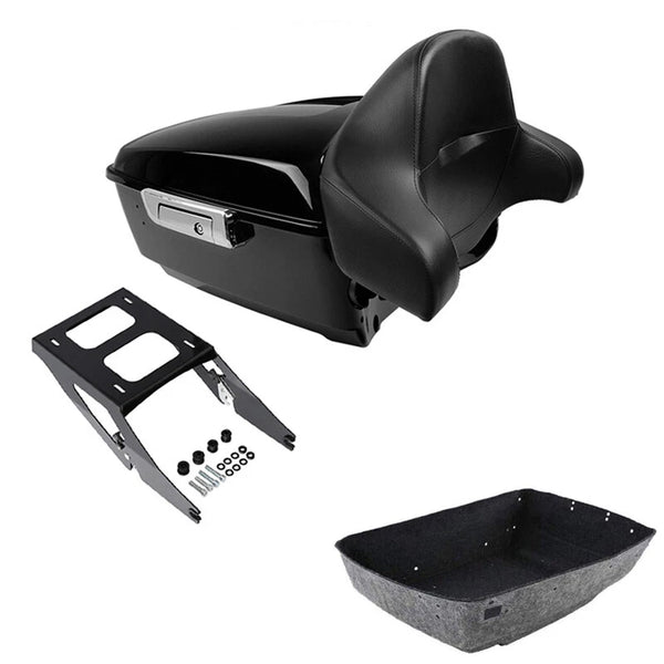 King Trunk Mount Rack Backrest Fit For Harley Sport Glide 2018-21