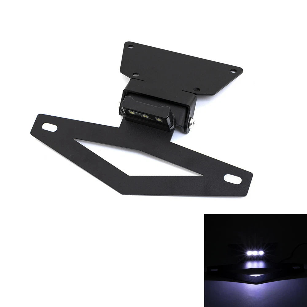 LED Tail Light Mount License Plate Light Bracket Holder For Benelli Leoncino 250