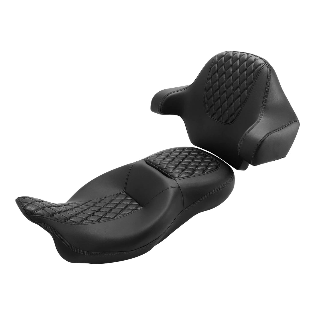 Driver Passenger Seat King Backrest Fit For Harley Touring Road Glide 2014-2023