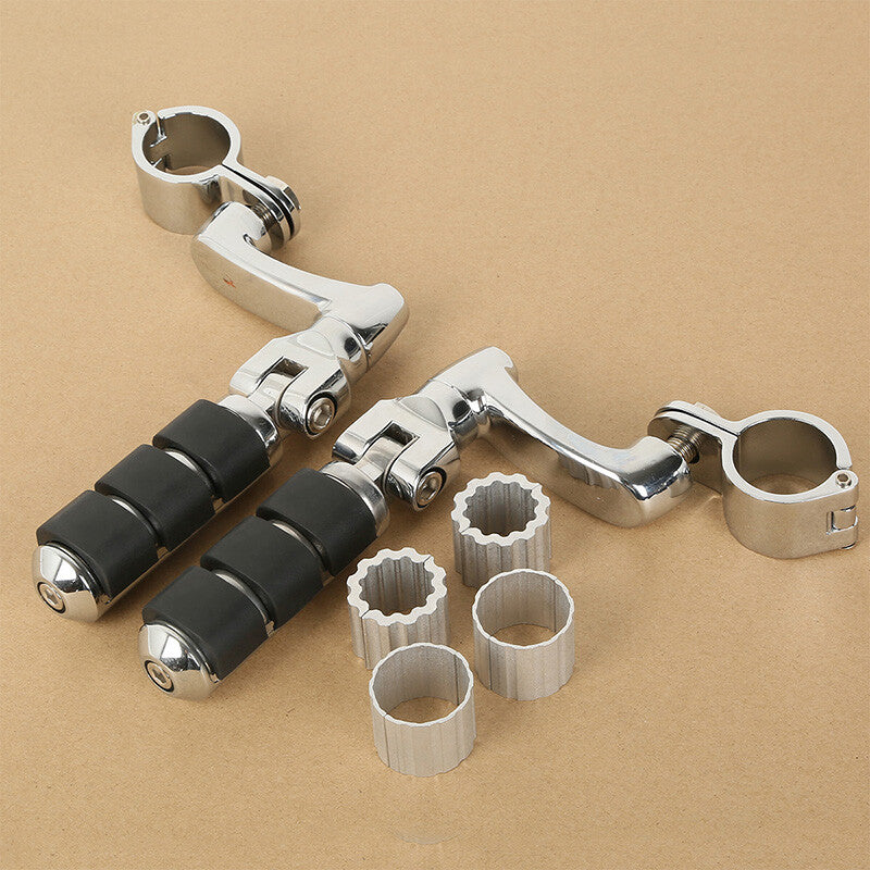 22mm 25mm 32mm 35mm Highway Adjustable Footpegs Peg Mount Fit For Harley Touring