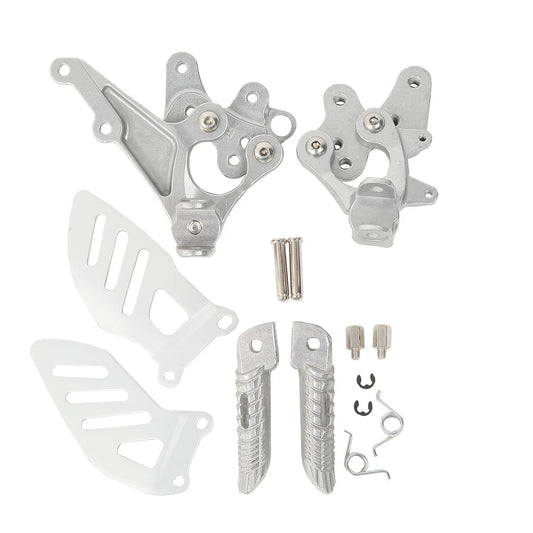 Front Foot Pegs Footrest Bracket Fit For Suzuki GSX-R 1000 09-16 600 750 11-25