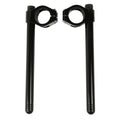 Black 41mm Clip On Handlebar Fit For Honda CBR600 NTV650 BROS650 BROS400