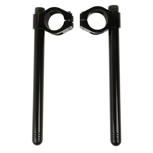 Black 41mm Clip On Handlebar Fit For Honda CBR600 NTV650 BROS650 BROS400