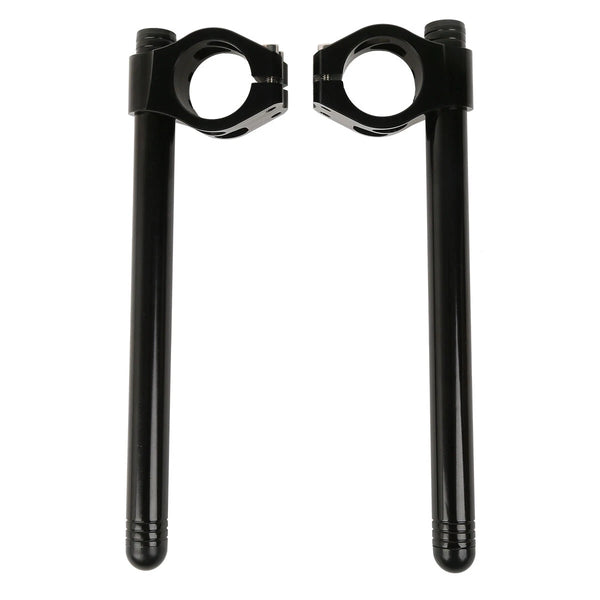 Black 41mm Clip On Handlebar Fit For Honda CBR600 NTV650 BROS650 BROS400