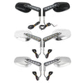 Rear View Mirrors & LED Front Turn Signals Fit For Harley Davidson VROD VRSCF