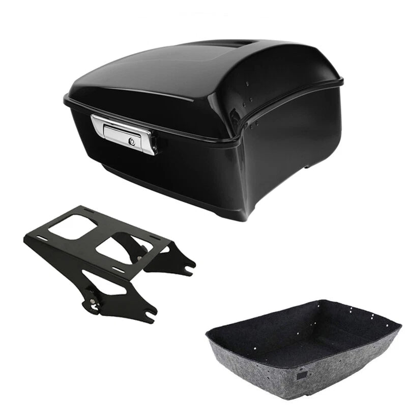 King Trunk Mount Rack Fit For Harley Touring Electra Street Road Glide 2014-2026