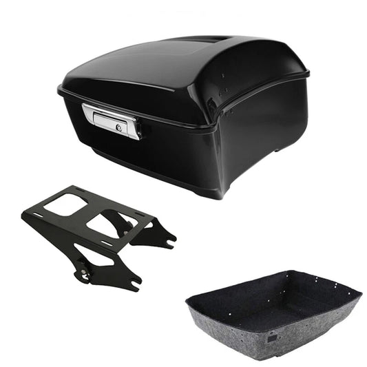 King Trunk Mount Rack Fit For Harley Touring Electra Street Road Glide 2014-2026