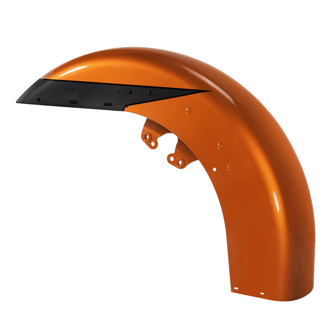 Front Fender Fit For Harley Touring Road King 14-24 Scorched Orange/Black Denim