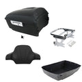 Matte Black King Trunk Backrest Mount Rack Fit For Harley Electra Glide 97-08