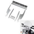 Windscreen Windshield Mounting Bracket Kit Fit For Harley Softail Fatboy 2000-17