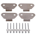 4PCS Saddlebags Lids Wear Strike Plate For Harley Touring Road Glide King 93-13