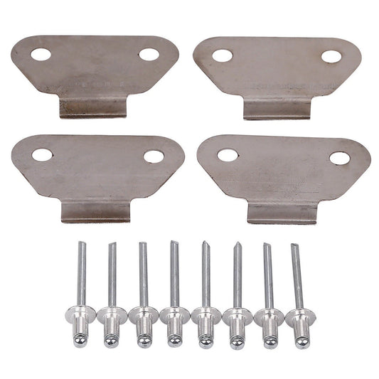 4PCS Saddlebags Lids Wear Strike Plate For Harley Touring Road Glide King 93-13