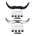 Windshield Windscreen Trim Fit For Harley Touring Road Glide 04-13 Chrome/Black