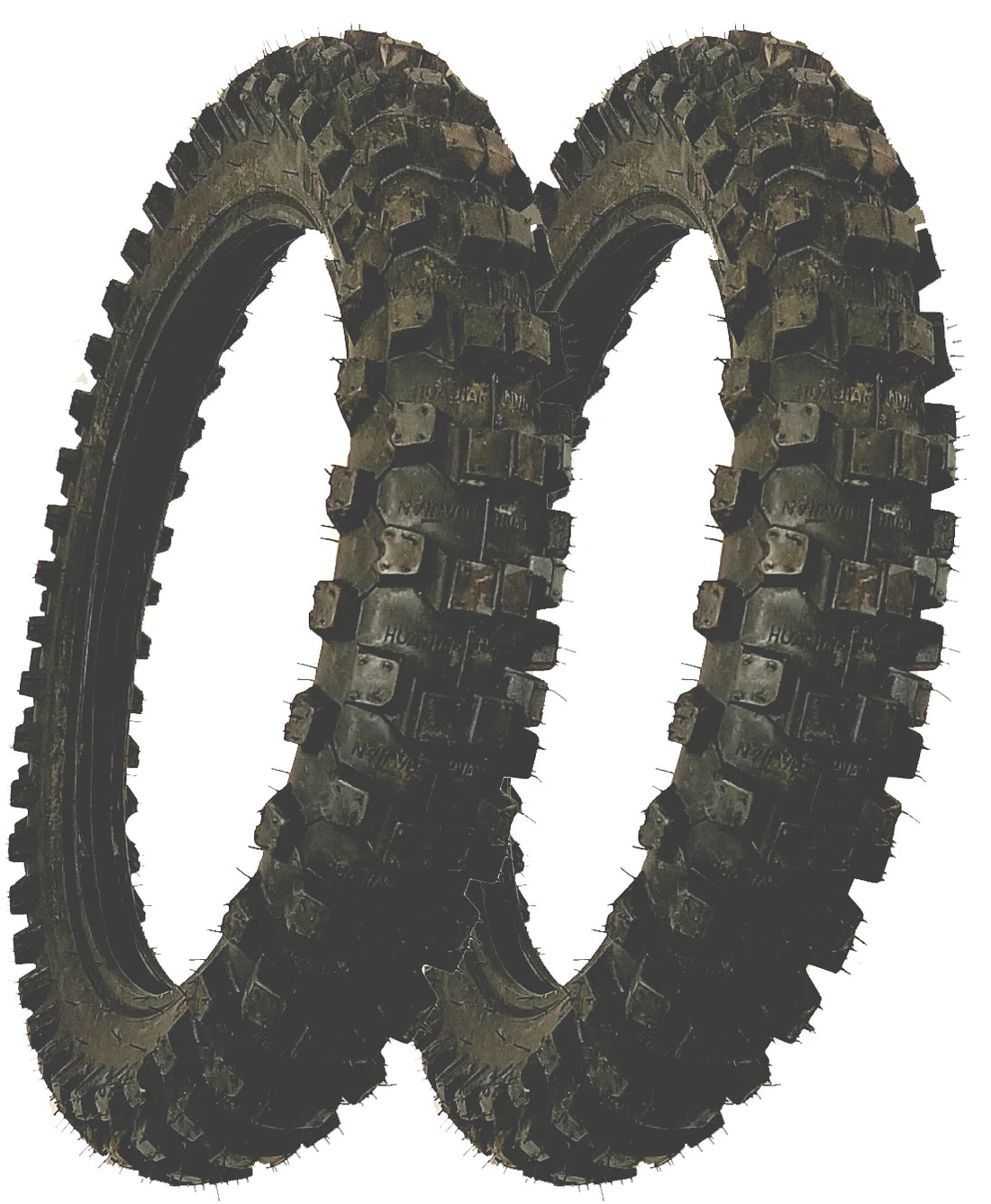 2 Count Rear 70/100-19 Tires For Honda Yamaha Kawasaki Suzuki Dirt Bike Offroad