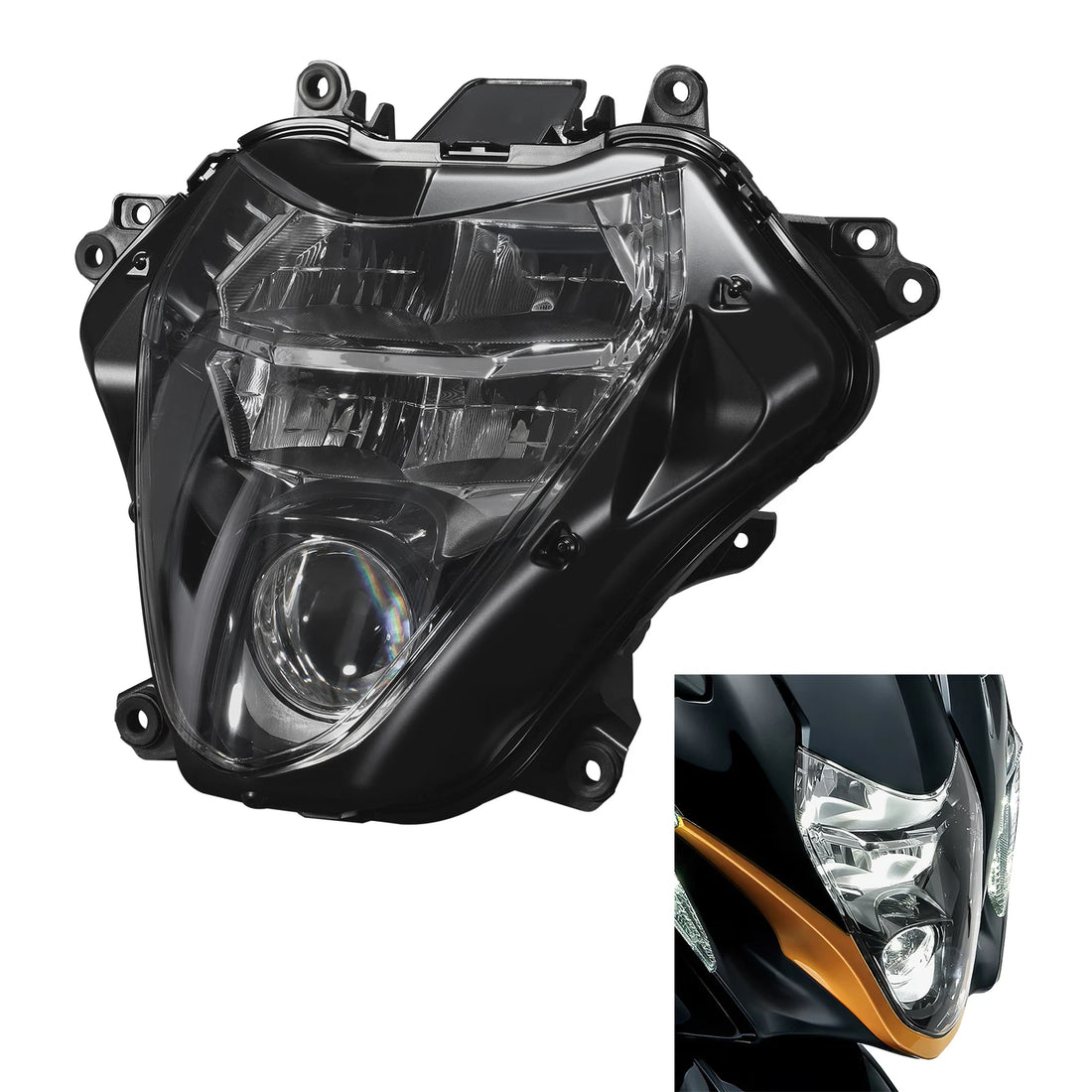 Front LED Headlight Lamp Assembly Fit For Suzuki Hayabusa GSX1300R 2022-2025