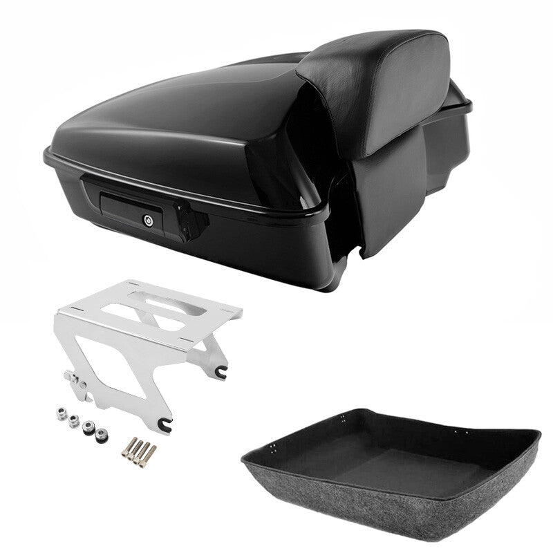 Chopped Trunk Pad Solo Mount Fit For Harley Sport Glide Low Rider 2018-2025