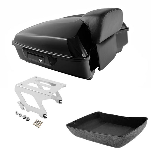 Chopped Trunk Pad Solo Mount Fit For Harley Sport Glide Low Rider 2018-2025