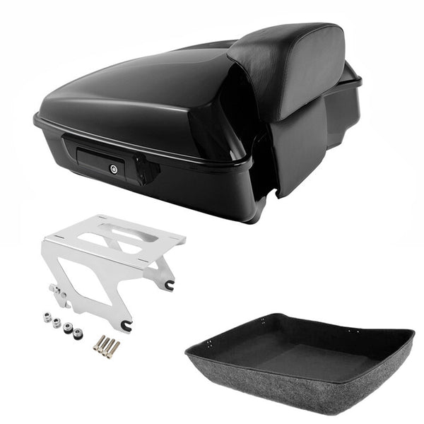 Chopped Trunk Pad Solo Mount Fit For Harley Sport Glide Low Rider 2018-2025