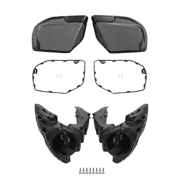 Inner Fairing Speaker Covers Grilles Fit For Harley Cvo Touring Road Glide 23-26