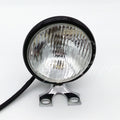 Motorcycle 5" Halogen Bulb Metal Headlight For Harley Cafe Racer Bobber Custom