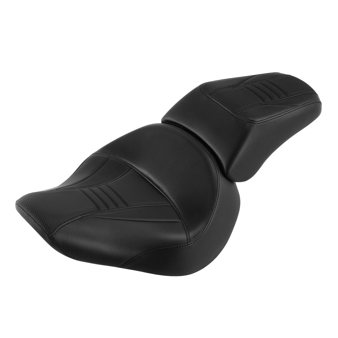 Black Driver Passenger Seat Fit For Harley Fat Boy Flstf Flstfb Flstfbs 07-2017