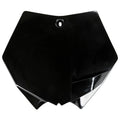 UFO Front Number Plate Black For KTM 125 SX 2007-2010,2012