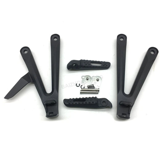 For 2005 2006 Honda CBR600RR Motorcycle Black Passenger Rear Foot Pegs Bracket