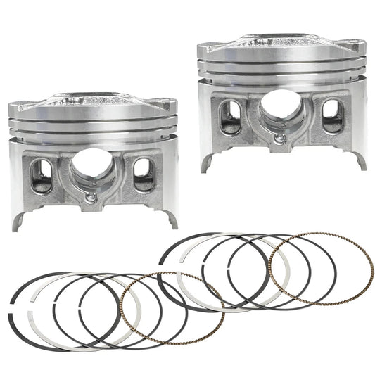 2PCS 62mm Piston Ring Kit For kawasaki Ninja250 86-07 GPX250R 88-07 ZZR250 90-07