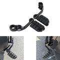 1-1/4" Highway Engine Guard Long Angled Foot Pegs Fit For Harley Road King Glide