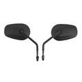 Matte Black Rear View Mirrors Fit For Harley Davidson XL1200L XL883 XL Sportster