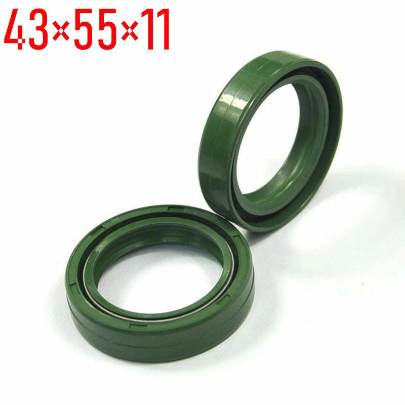 43X55X11mm Front Shock Fork Oil Seal Kit For Kawasaki KX125 KDX200 KX250 KX500