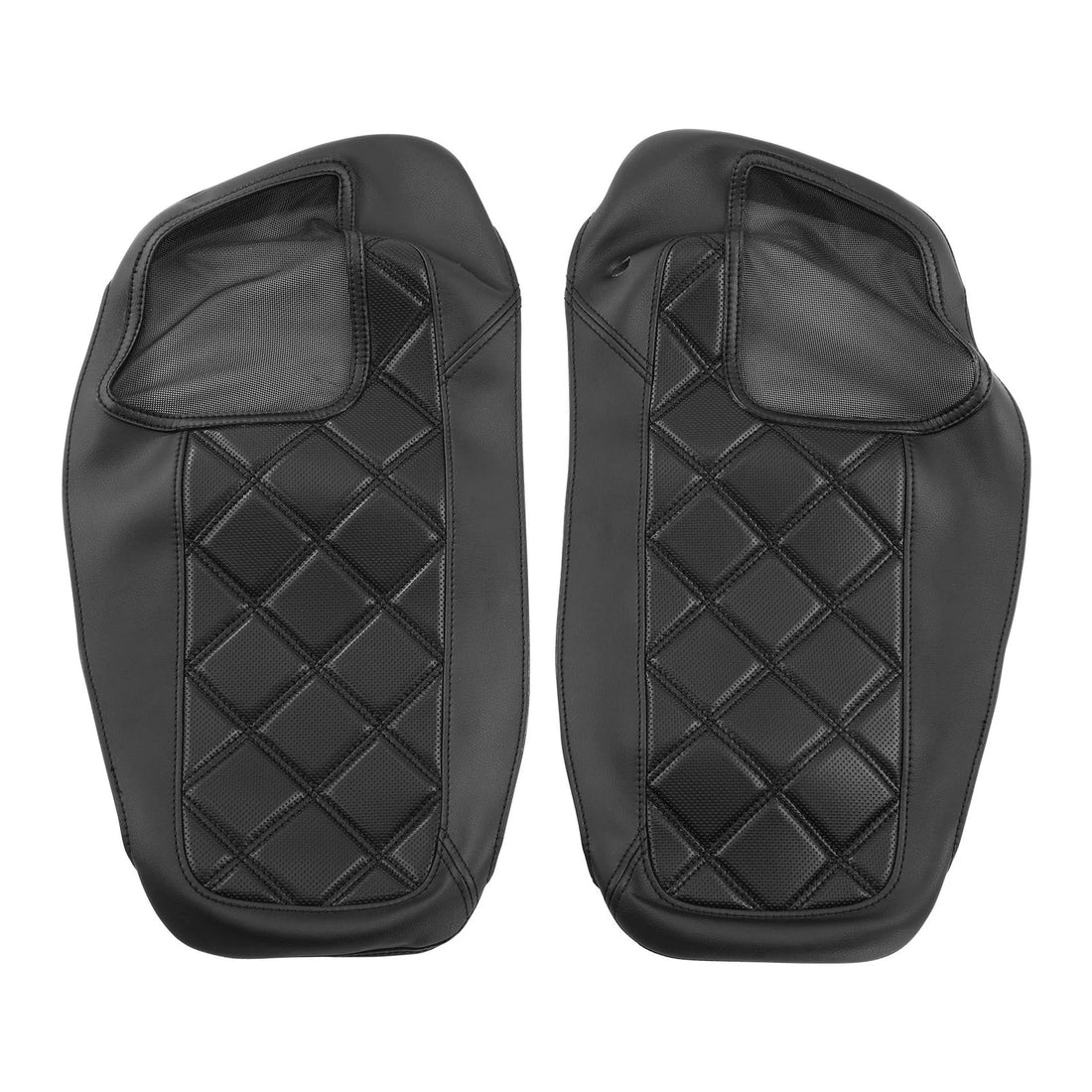 5x7" Saddlebag Speaker Lid Covers Fit For Harley Touring Road Glide 14-23 Black