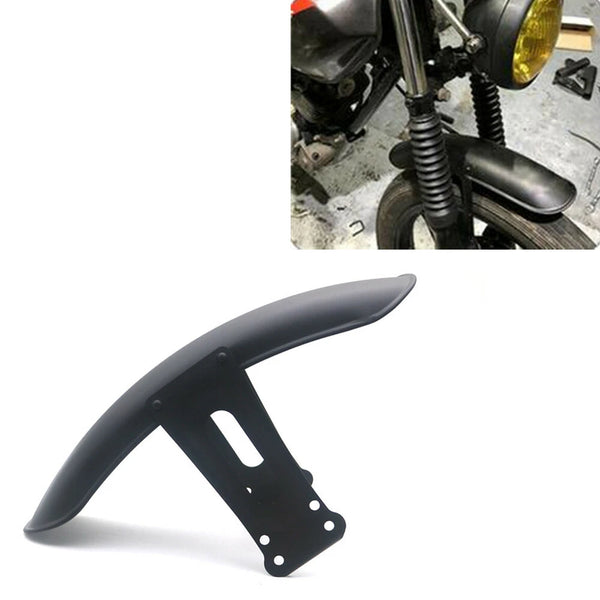 Motorcycle Matte Black Metal Retro Front Fender Mudguard Cover For Honda CG125
