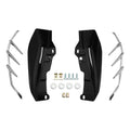 Black Mid-Frame Air Deflectors Trims Fit For Harley Touring Road King 2009-2023