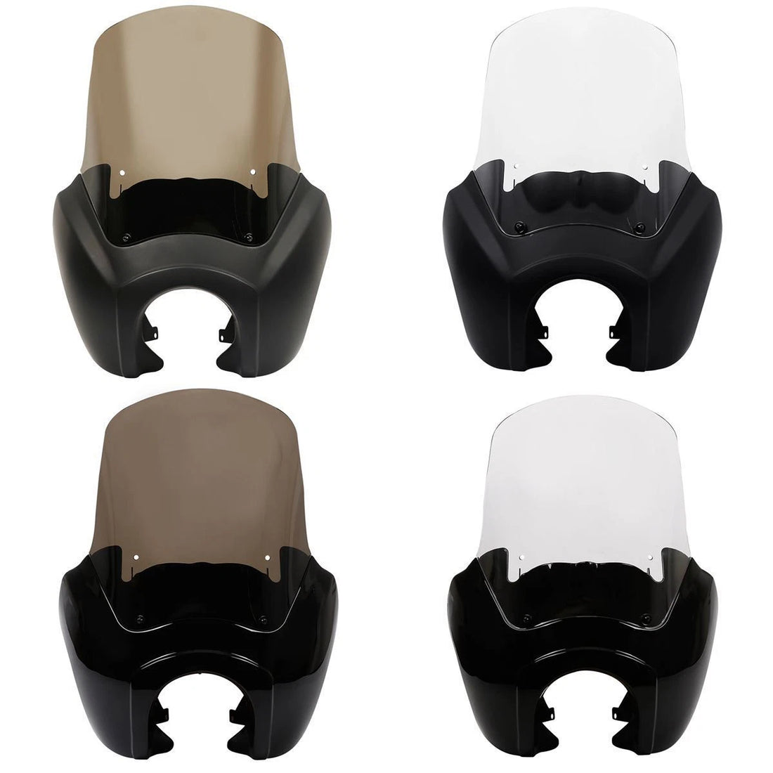 Front Fairing 15'' Windshield Hardware Fit For Harley Dyna Street Bob Fxdb 07-17