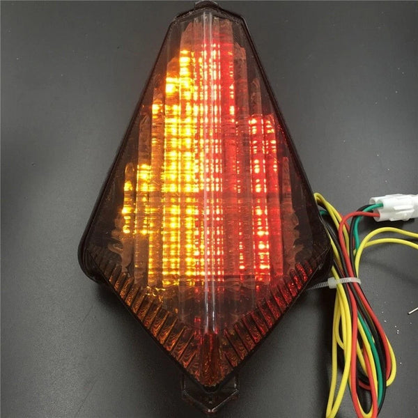 LED Brake Tail Light Smoke Integrated Turn Signal For Yamaha 2007-2008 R1 Yzf R1