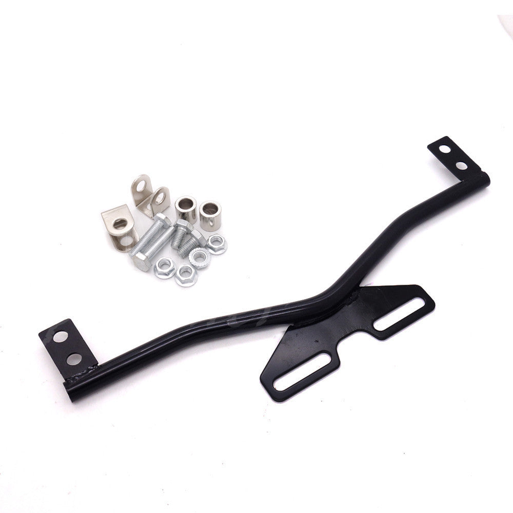 Black Motorcycle Light Bar Mount Clamp For Spot Fog Driving Turn Signal Light