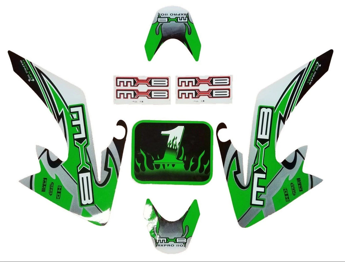 Decals Sticker For Honda XR50 CRF50 Roketa SSR Coolster Ricardo Dirt Pit Bike