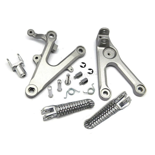 For Yamaha Yzf R6 2003- 2005/YZF R6S 2006- 2009 Front Foot Peg Bracket Silver