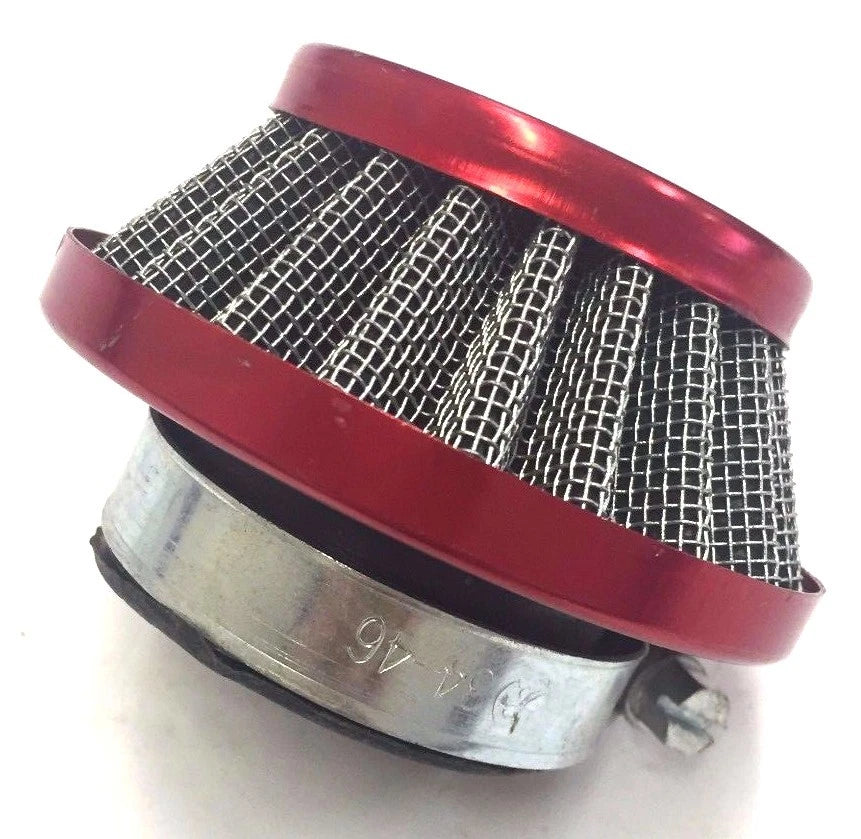 44MM Performance Racing Air Filter Cat Eye Pocket Bike X1 X2 X7 33CC 43CC 49CC