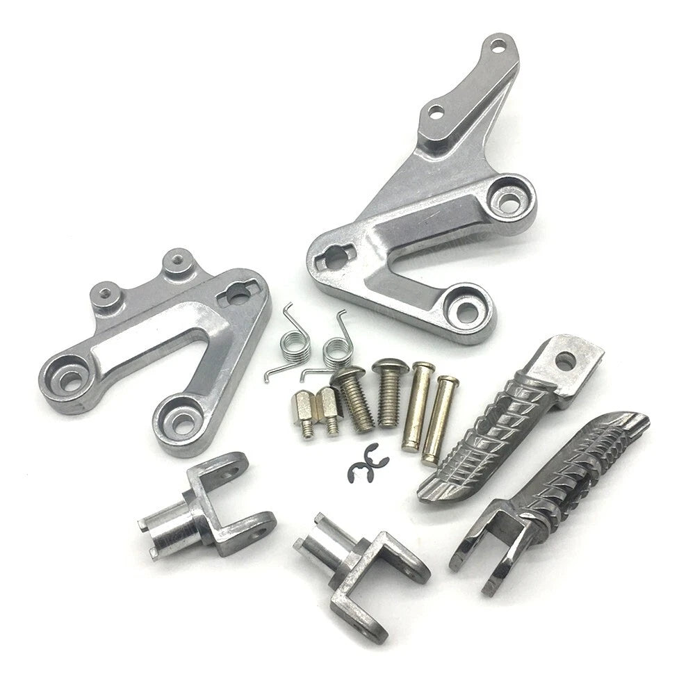 For 2003 2004 Suzuki GSXR1000 Motorcycle Driver Front Foot Peg Bracket Silver