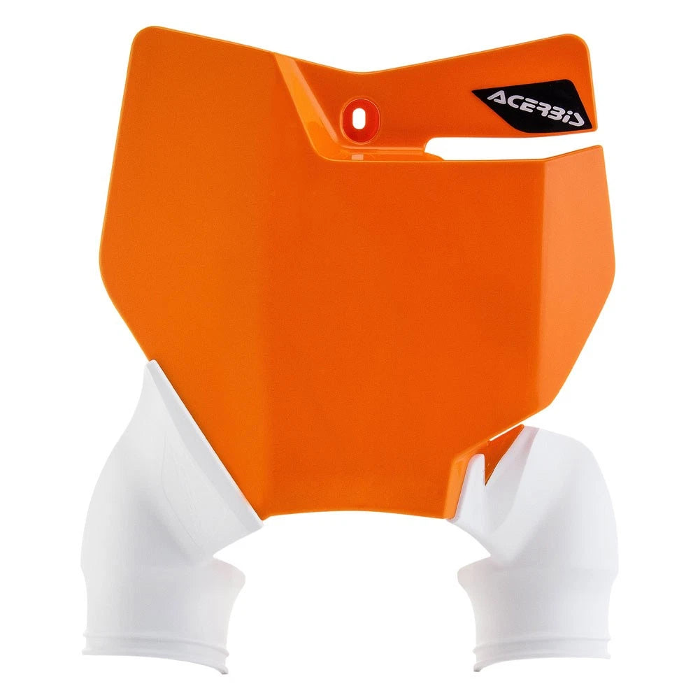 Acerbis Raptor Front Number Plate 16 KTM Orange/White For KTM 450 SX-F Factory