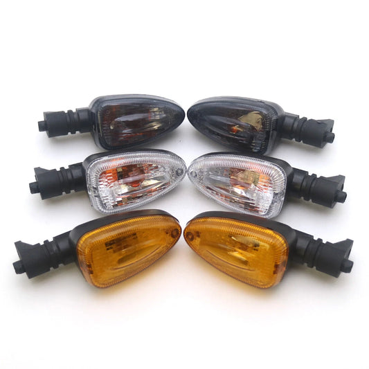 Motorcycle Black Turn Signal Indicator Light For BMW F800S K1200S R1200GS F650GS